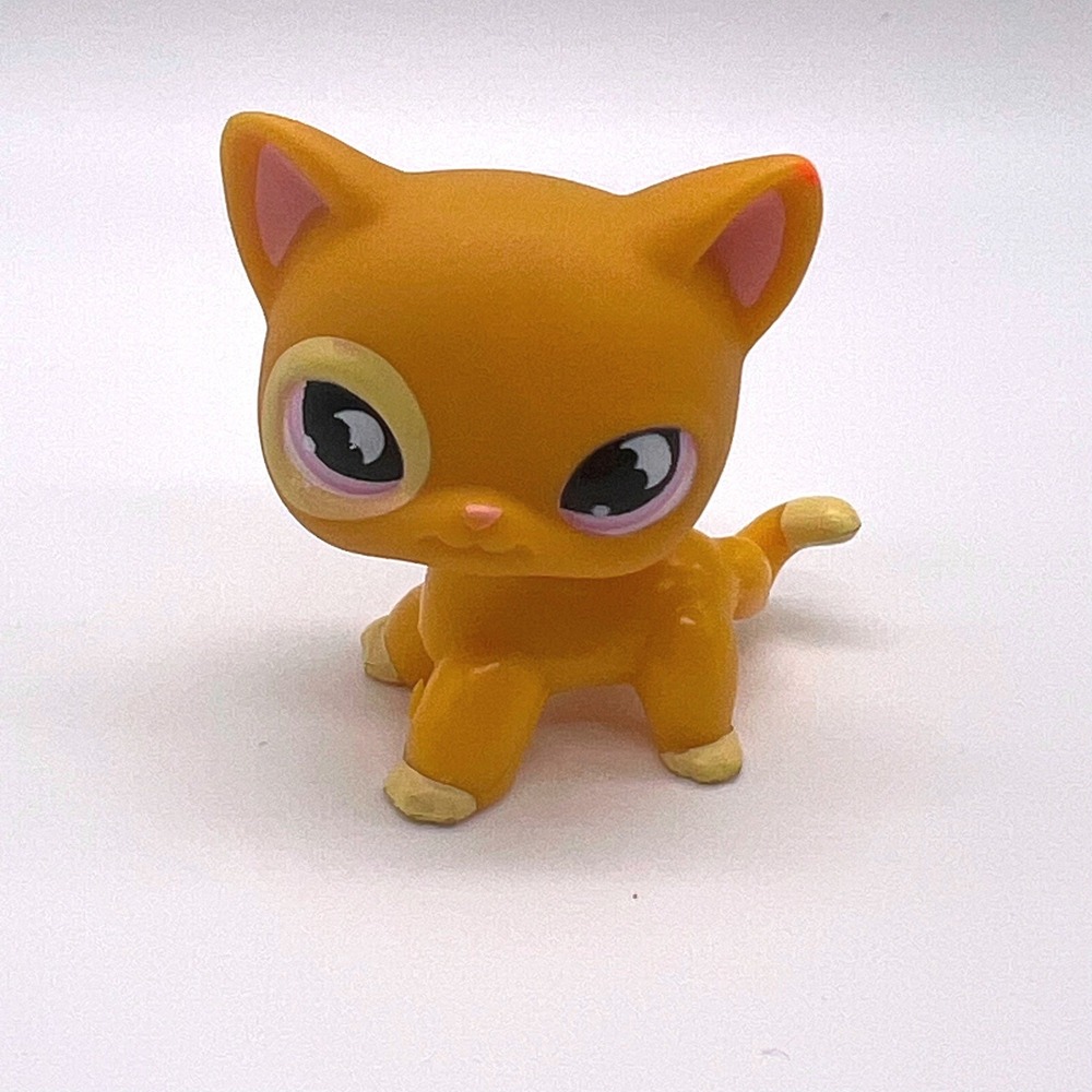 Hasbro‎ Littlest Pet Shop Short-Haired Cat 855 Moon Eyes Authentic LPS